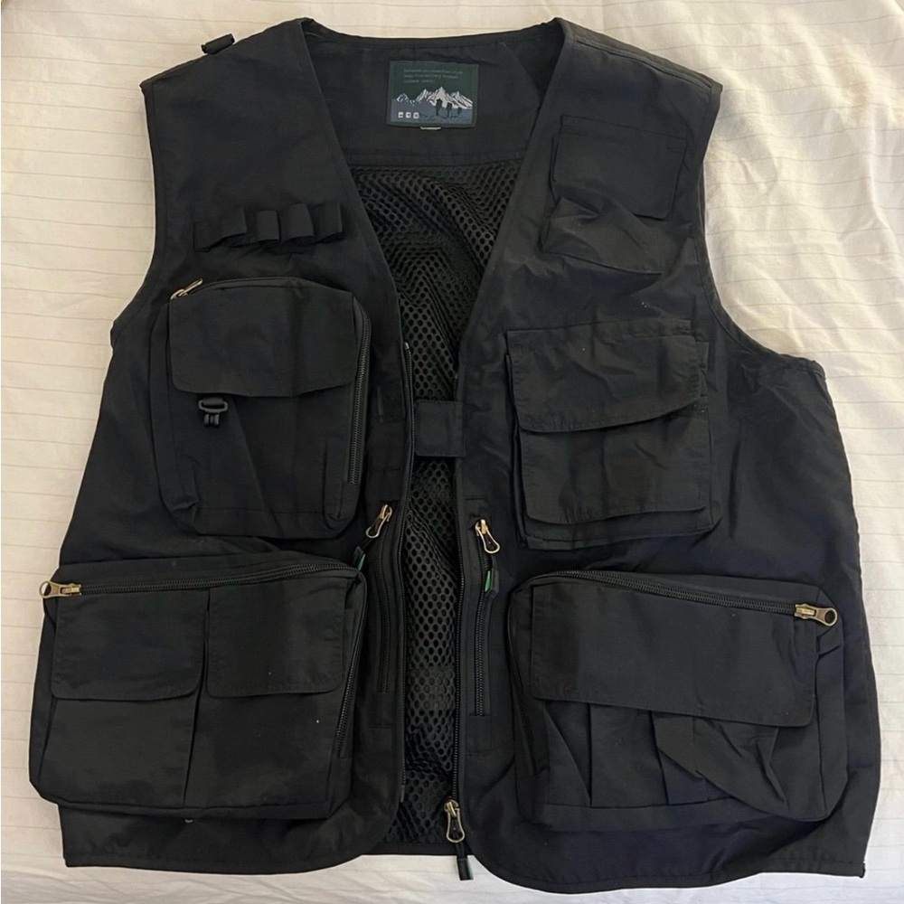 Black Utility Vest
